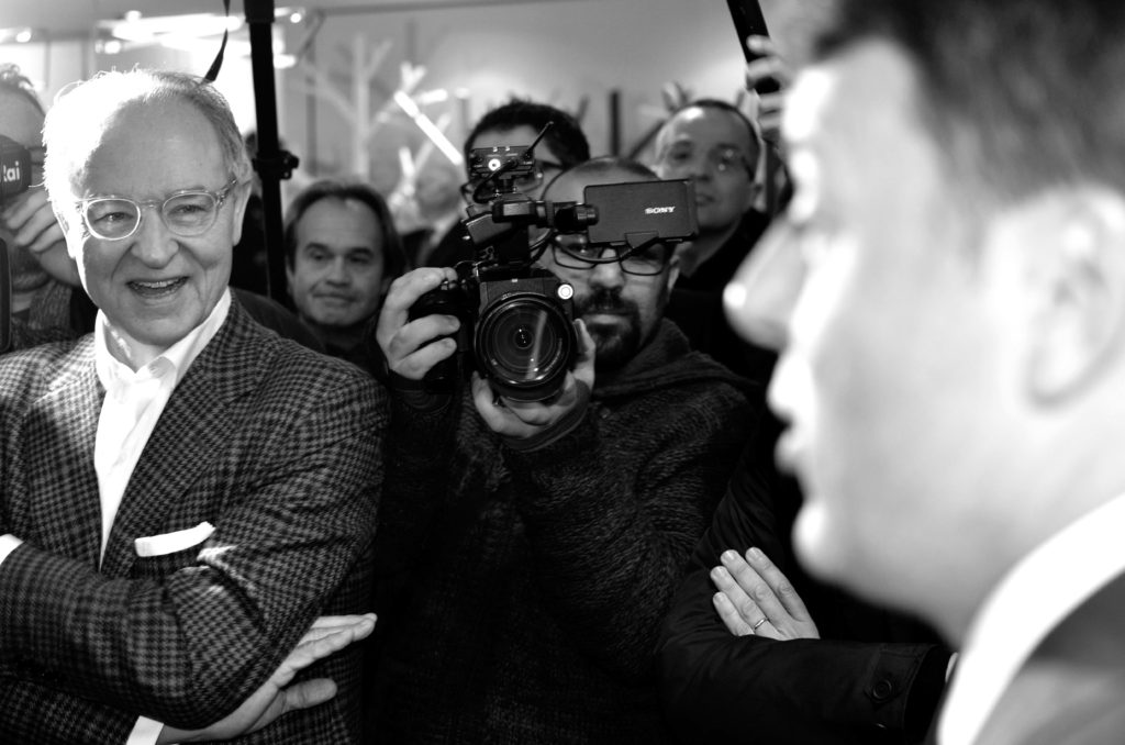 Matteo Renzi in visita presso lo stabilimento di Thiene di Estel Group